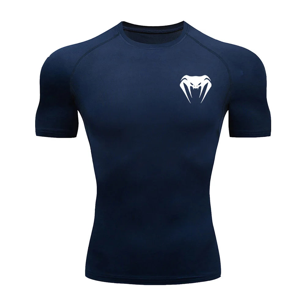 Compression T-Shirt Men Bodybuilding Sportswear