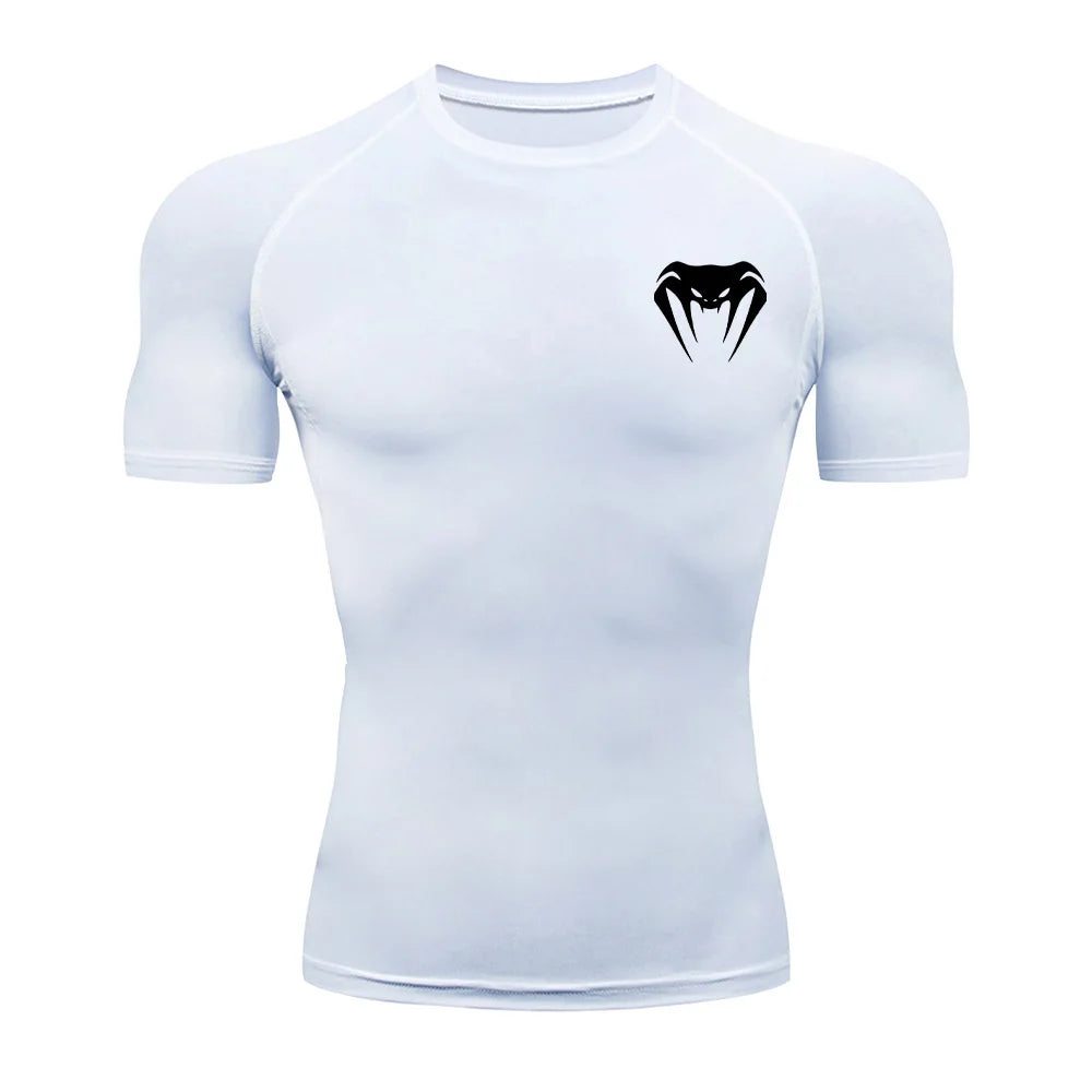 Compression T-Shirt Men Bodybuilding Sportswear