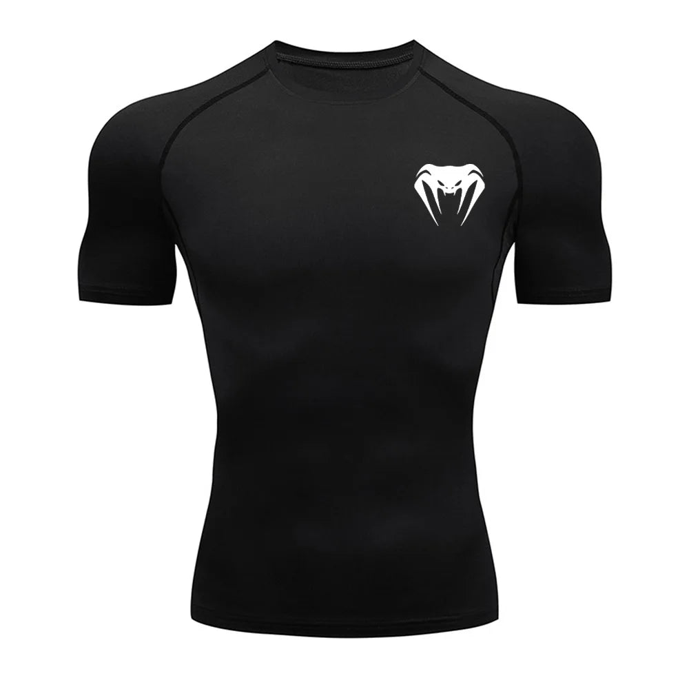 Compression T-Shirt Men Bodybuilding Sportswear