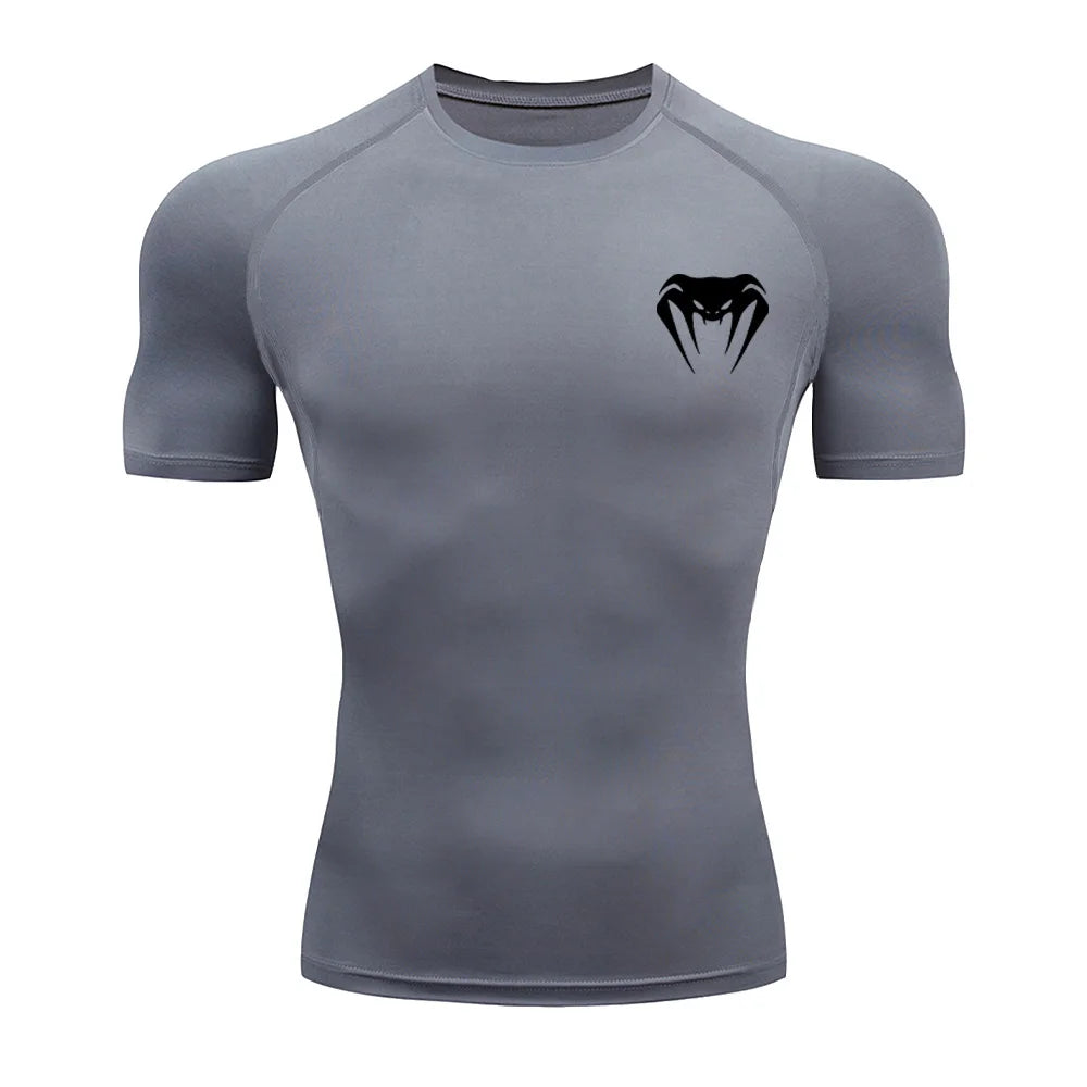 Compression T-Shirt Men Bodybuilding Sportswear
